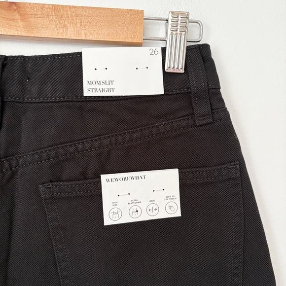 Weworewhat mom slit straight jeans - Picture 7 of 8